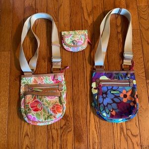 2 Lily bloom crossbody purses and matching wallet